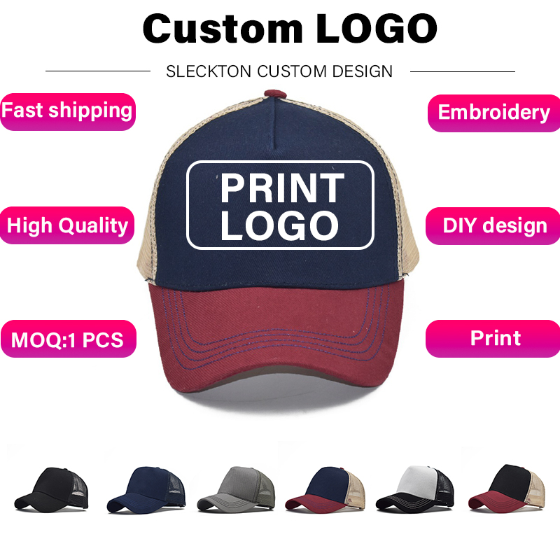 Stussy Bucket Hat - SLECKTON Custom LOGO Borduren Mesh Cap