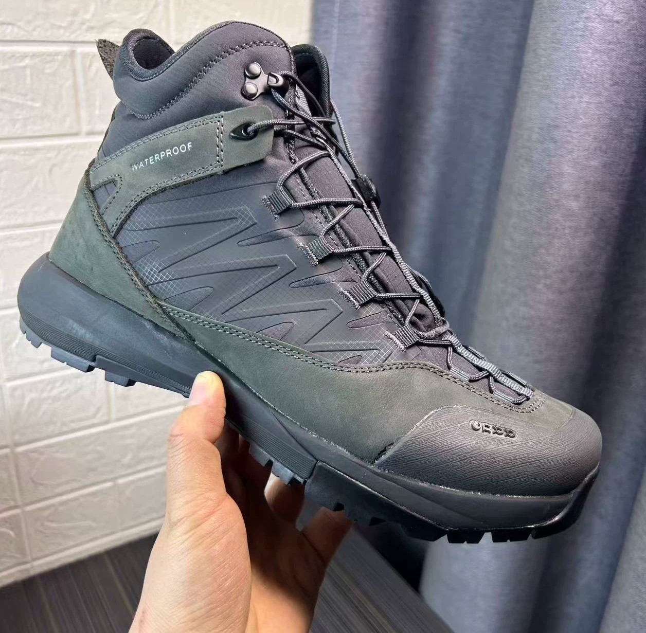 Streetwear Brands - Hoge lederen wandelschoenen voor heren Luxe