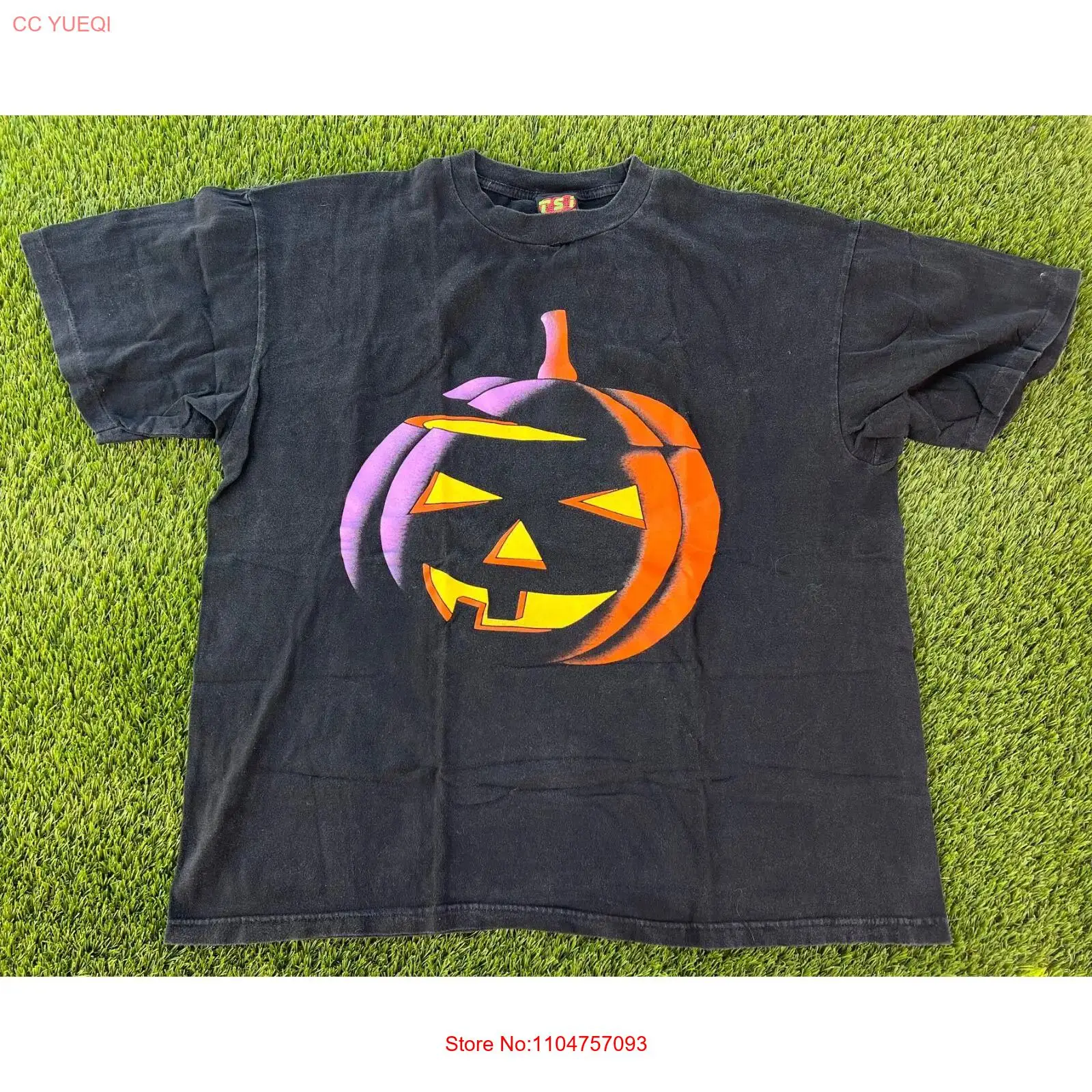 Streetwear Brand Usa - Vintage jaren 90 Halloween Pumpkin TSI