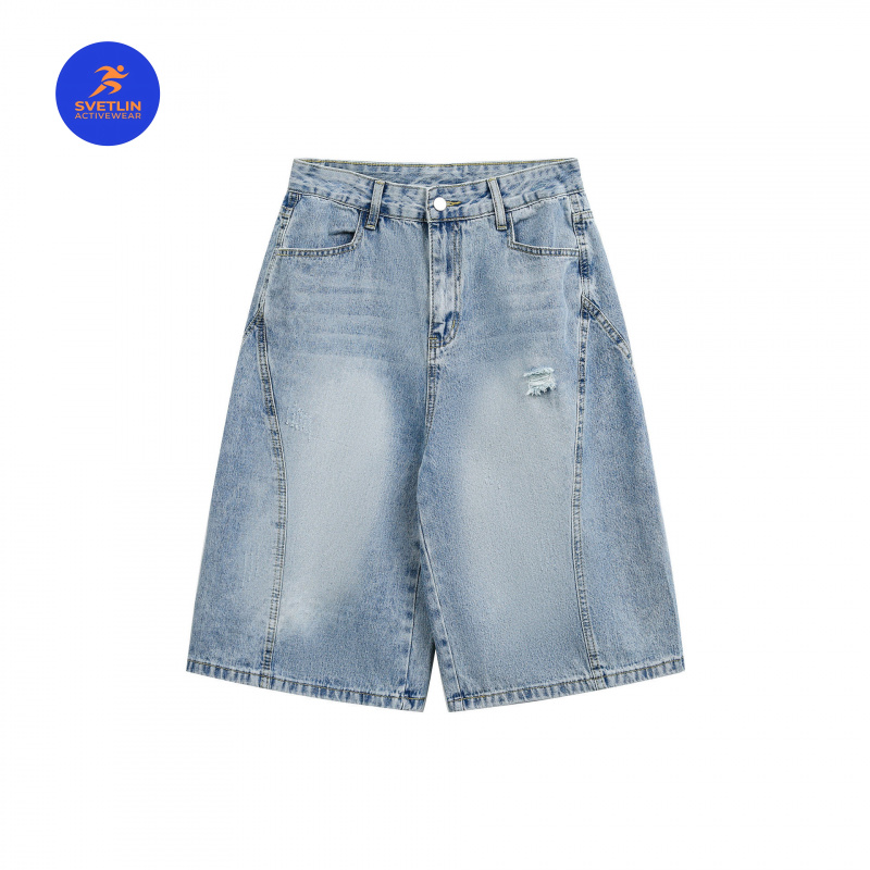 Streetwear Brand Jeans - MAQVOB Luxe Kwaliteit EU/VS Maat Jeanshorts