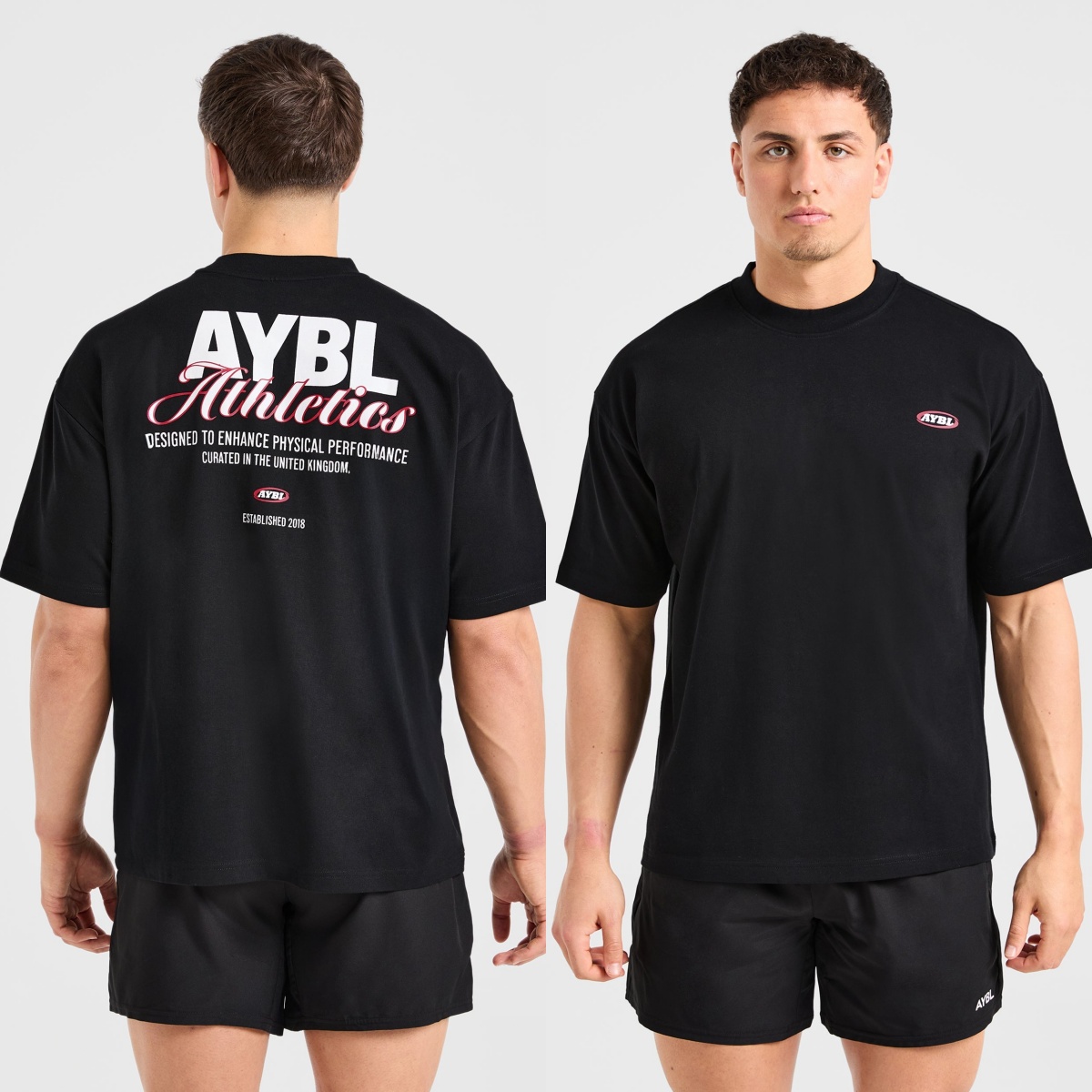 Streetwear Gym Brand - Atletiek Script Oversized Fashion GYM Fitness