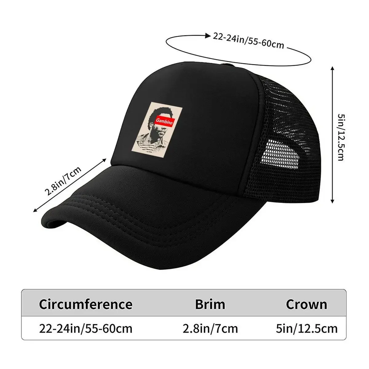2026 “Gambino Portrait” - Stre - Cap Streetwear Brand recensie en prijs