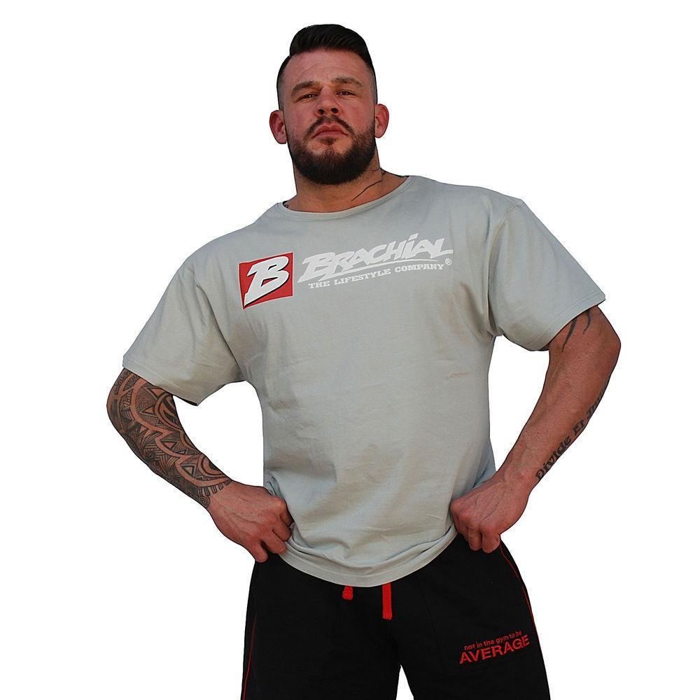 Zwarte stijl witte Brachial GY - Streetwear Gym Brand recensie en prijs